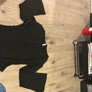 Black Long Sleeve Top